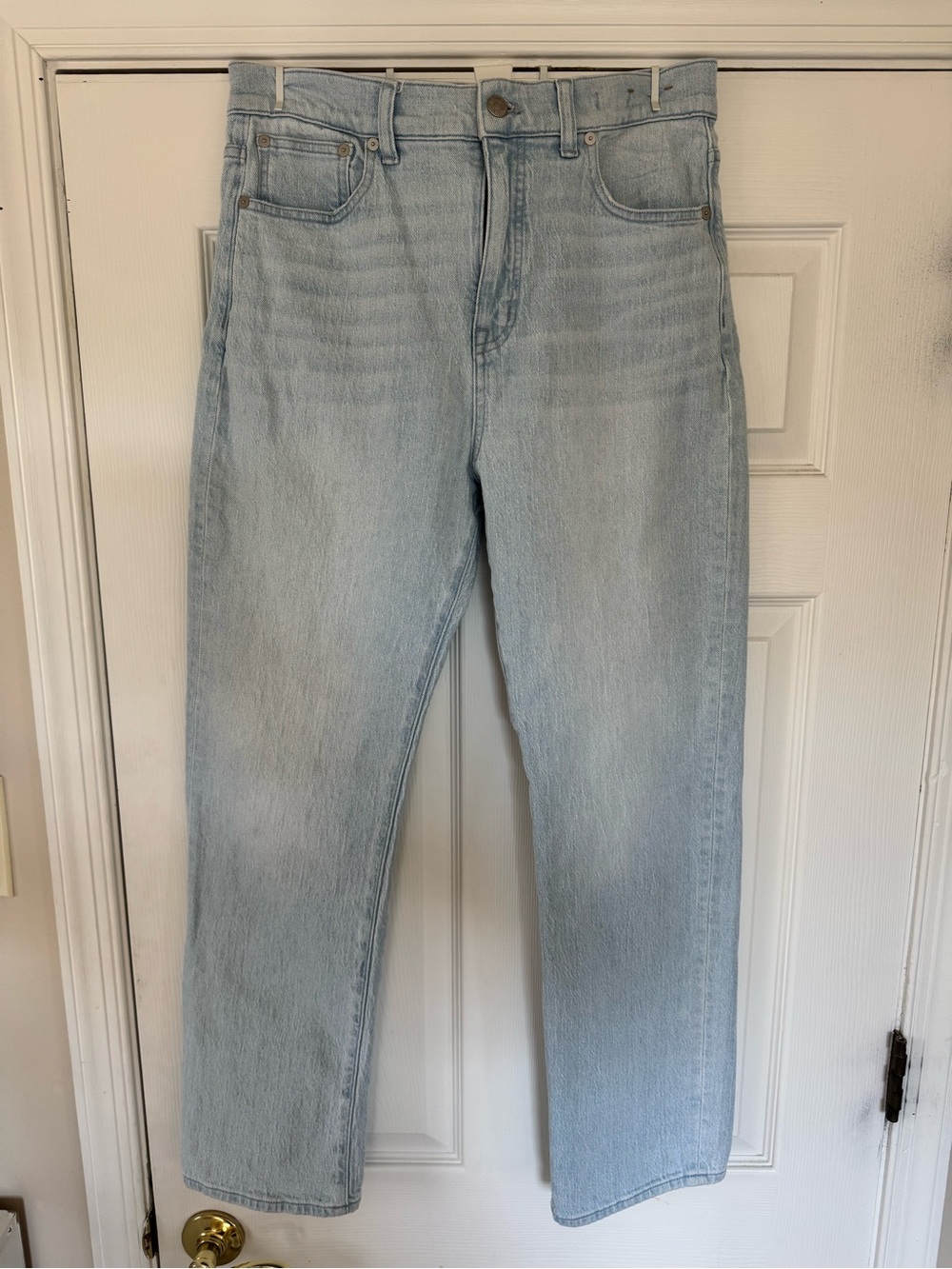 Madewell '90s Straight Jean Light Blue Denim Jeans